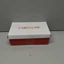 Carcuume Women's Strappy Platform Heeled Sandal, NATRACY-GOLD PU-8.5