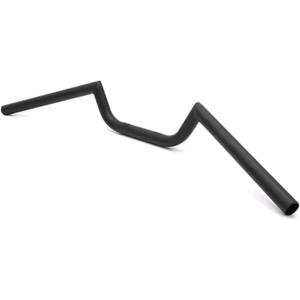 Handlebar 22mm Retro Motorcycle 7/8'' Handle Bar Steering Bar Precision Mitered Welded For Chopper Bobber Scrambler Cafe(22mm Black)