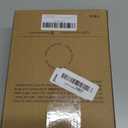 Vine Creations Clear Glass Soap Dispenser, 2 Pack Kitchen Soap Dispenser Set with Stainless Steel Pump, 16 Oz Dish Soap and Hand Soap Dispensers for Bathroom with Waterproof Labels (Clear Bottle / Brushed Brass Pump)