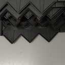 BLACKVINE 20Pcs 20ft (5'' Exposed Height) Plastic Landscape Edging Border,Flowerbed Garden Border Edging for Landscaping,Flower Bed Lawn Yard Edging Borders,Garden Edger Border Divider - 3D Weaving