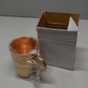 Handcrafted 1 Pcs Moscow Mule Copper Mug 17oz 100% Pure Cylindrical Shape Smooth Finish Copper Cup Drinking Glasses Solid Drinkware Gift Accessories for House Parties, Drinks & Cocktails