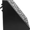 Restaurantware-Met Lux 13.78 x 11.42 x 15.94 Inch Flatware Organizer, 1 Standing Cutlery Holder - Includes 6 Stainless Steel Cylinders, Perforated Design, Black Plastic Utensil Holder, For Breakroom