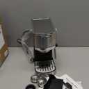 VEGETA Espresso Machine with Milk Frother, Small Coffee Maker 20 Bar with 40oz Removable Water Tank, Stainless Steel Coffee Machine for Cappuccino & Latte, Silver