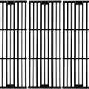 Leship 19 3/4" Grill Grates Replacement for Chargriller 3001, 5050, 3008, 3030, 3725, 4000, 5252, King Griller 3008, 5252 and Other Grills, 3 PCS Cast Iron Cooking Grid Grates