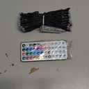 BrizLabs RGB Christmas Lights, 33FT 100 LED Color Changing String Lights with Remote, Dimmable Mini Xmas Light, USB Decorative Light String for Xmas Halloween Mardi Gras Tree Holidays Party Decor