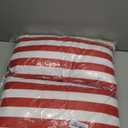 Red and White Stripes Throw Pillow Cover 12X20 Pillow Covers in Soft Pillow Cases Cushion Modern Farmhouse for Couch Sofa Living Room Bedroom Home Decor Set of 2