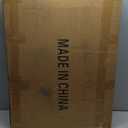 Auxko All Weather Floor Mats Cargo Mat with Backrest Mat for Hyundai Ioniq 5 (Unmovable Center Console, Not for Limited) 2022-2024 TPE Liners Accessories Guard Odorless Anti-Slip Floor Trunk Liners