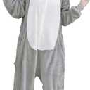 Adult Bunny Animal Cosplay Halloween Costume Pajamas, Large