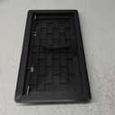 Witten 500bl Manual Foundation Vent With Damper, Black