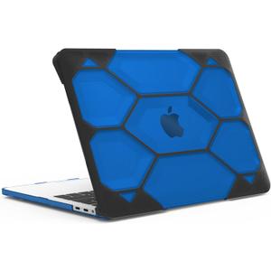 IBENZER Heavy Duty Case for 2020 2019 2018 2017 2016 MacBook Pro 13-Inch Case A2289 A2251 A2159 A1989 A1706 A1708, Protective Cover for Mac Pro 13, Blue, LC-HT13-BL