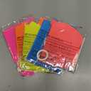 Mega-L Glow in The Dark Party Supplies, 5 Pcs Neon Star Balloons Kit  Neon Foil Explosion & 12 pt Cone Balloons for Arches/Garlands. Perfect for Birthday, Wedding, Anniversary, Graduation Party