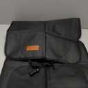 Siivton Car Seat Protector for Child Car Seat,Waterproof Car Seat Cover for Leather and Fabric Seats, 2 Mesh Pockets, Non-Slip Bottom,Thick Padding Cushion (Black)