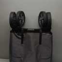 Mac Sports Collapsible Outdoor Utility Wagon with Folding Table and Drink Holders, Gray