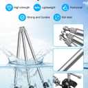 Bike Trailer Hitch Connector Compatible with Bicycles Electric Bikes Scooter with Rear Luggage Rack, Portable Folding Bicycle Trailer for Camping Grocery Sports Shopping with Quick Release Clamps