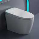 Glendan Smart Toilet Auto Flush: Elongated Heated Seat Tankless Toilet, Off Seat Dual Flush Electric One Piece Toilet for Bathrooms, Night Light, Remote, Pre Wetting, Soft Close Seat&Lid, ADA Comfort