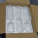 Glass Bud Vases for Flowers - Hewory Blown Modern Small Glass Vases for Centerpieces Set of 12, Mini Clear Bulk Flower Vases for Wedding Party Events Home Decor Floral Arrangement (Not Include Flower)