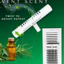 Whole Home Air Freshener | 10 Scented Sticks Included | Passive Essential Oil Diffuser | Easier Placement Than HVAC Furnace Filter or AC | Adjustable House Freshener & Fragrance System