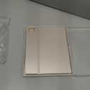 GOKOCO iPad Air 13 inch M2 2024 Case with KeyboardKeyboard Case for iPad Pro 12.9 inch 6th/5th/4th/3rd Generation with Pencil Holder, Wireless Detachable Keyboard, Auto Sleep/Wake Function, Champagne