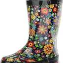 Western Chief Floral Swirl Girls Rain Boot 8