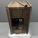 Victrola The Quincy 6-in-1 Bluetooth Record Player & Multimedia Center with Built-in Speakers  3-Speed Turntable, CD & Cassette Player, AM/FM Radio, Wireless Music Streaming (Farmhouse Oatmeal)