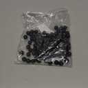 PATIKIL Fishing Beads, Soft Plastic Round Rubber Fishing Bait Eggs Rig Beads Tackle Lures Accessories with Storage Box (12mm)