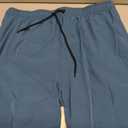 Tyhengta Men's Swim Trunks Quick Dry Beach Shorts with Zipper Pockets and Mesh Lining (Blue, XL)