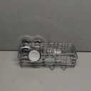 LEVERLOC Shower Caddy Suction Cup, 3 Pack Heavy Duty Bathroom Organizer for Inside Shower with Hooks & Soap Holder, Removable Bathroom Organizer, Rustproof Silver Holder Storage Storage,Silver