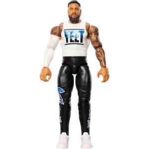 Mattel WWE Jey USO Action Figure, Main Event Series #153 6-inch Collectible with 10 Articulation Points & Life-Like Look