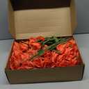 72 Pcs Artificial Roses Burnt Orange Fake Silk Roses Realistic Roses Faux Flower Indoor Wedding Home Decor, Birthday Decorations