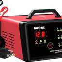 NOONE Smart Car Battery Charger: 2/8/15A Battery Chargers 6V/12V Boat Battery Chargers with Engine Start, Metal Shell, Winter Mode, Suitable for AGM, EFB,AGM, Lead Acid, Lithium (LiFePO4) Batteries