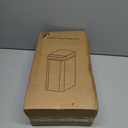 Maxcheck 3 Pcs Automatic Bathroom Trash Can with Lid 3 Gallon Touchless Motion Sensor Small Slim Garbage Can Smart Electric Narrow Waterproof Garbage Bin for Kitchen Bedroom Office Toilet, White