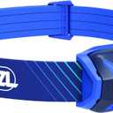 PETZL Tikka CORE Headlamp - Rechargeable, Compact 450 Lumen Light with Red Lighting, for Hiking, Climbing, and Camping - Blue (One Size)