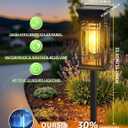8 Pack Solar Lights Outdoor Waterproof, Bright Solar Pathway Lights with Auto On/Off, Weatherproof Garden Landscape Lighting for Yard Patio Walkway Lawn Decor