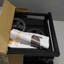 Foldable Wagon Cart 160L- 3 in 1 Collapsible Wagon Cart with Wheels, 2 Cup Holders, for Groceries, Camping, Shopping, Garden (Black)