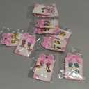 Clip On Earrings for Girls, 10/12 Pairs Kids Clip On Earrings for Toddler Party Favor, Stick on Earring Jewelry Set for Little Girl Princess Play Ages 3-12