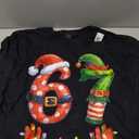 67 Christmas 6 7 Meme Pajamas Holiday Gen Alpha Slang T-Shirt, Size L