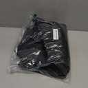 NICETOWN Pitch Black Solid Thermal Insulated Grommet Blackout Curtains/Drapes for Bedroom Window (2 Panels, 42 inches Wide by 63 inches Long, Black)