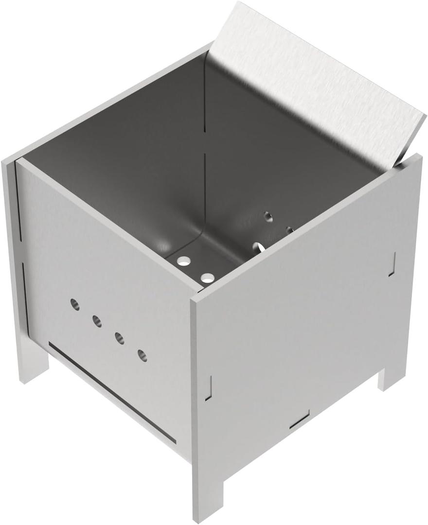 BQMAX 86624 Stainless Steel Burn Pot for Ashley King AP60, AP5790, AP130, AP5770, AP5780, US Stove USSC 5520 and Vogelzang VG130, VG5790, VG60, 69762 Burnpot Firepot for Vogelzang Wood Stove Parts