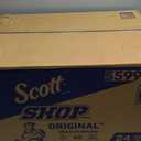 Scott Shop Original Blue Towels (55990), Large 9.4x11 Cloth-like Paper Towel, 4 packs of 6 (60 Sheets/Roll, 24 Big Rolls/Case, 1,440 Sheet Total)