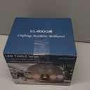 Battery Operated Mushroom Lamp-Cute Small Pink Aesthetic Table Lamp with Timer,Cordless Bedside Lamp for Girl Gifts,Glass Decorative Lamp for Bedroom/Entryway/Shelf/Desk Decor/Dorm/Office