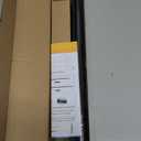 Black Curtain Rods for Windows 18-45 Inch,Adjustable Length 1 Inch Diameter Heavy Duty Curtain Rod for Bedroom/Kitchen/Dorm/Apartment/Door