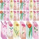 Gueevin 36 Set Mothers Day Pink Pencil Gifts Cute Mother's Day Pencils Set Mother's Days Wood Pencils Bulk Best Mom Gifts with Floral Card Mother Party Favors Birthday Gift
