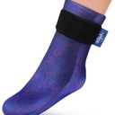 Hilph Full Foot Ice Pack Gel Sock for Hot & Cold Therapy - Reusable Cooling Sock for Toe Pain, Plantar Fasciitis & Hot Feet - Easy Slip On Design for Chemotherapy, Postpartum Recovery, 1-Pack, Blue