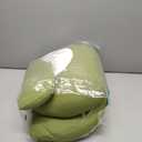 Thick Baby Play Mat for Floor,71 x 59 Playpen Mat,Large Tummy Time Foam Mats,Soft Support & Plush Feel Nursery Kids Rug,Easy Care with Non-Slip Cushioned for Infant,Kids and Toddler Crawling, Light Green And White 