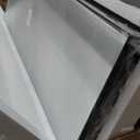 SONGMICS Mirror Jewelry Cabinet Armoire, Wall or Door Mounted Jewelry Storage, Hanging Lockable Frameless with 2 Plastic Cosmetic Organizers, Gift Idea, Black UJJC001B01