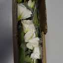 34.5" White Artificial Flowers Silk Fake Flower 3Pcs Eustoma Lisianthus Flowers with Long Stem Faux Flowers Arrangement Branch with 4 Heads for DIY Wedding Party Centerpiece Bouquet Table Home Decor