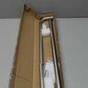 Room Darkening Curtain Rod, Wrap Around Design, Extra-Thick 1-Inch Diameter Single Drapery Rod, Extendable Metal Rod Set for the Blackout Curtains and Sheer (Satin Nickel, 28-48")