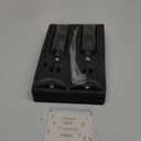 Mr and Mrs Champagne Flutes, Bride and Groom Champagne Glasses, Wedding Glasses with Cake Cutting Set, Bridal Shower Gifts, Unique Wedding Gift Engagement Gifts for Couples (Golden Printing + Gold Cutter Set)