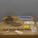 Full Body Bath Pillow for Bathtub, Thick Bathtub Cushion with Laundry Bag, Luxury Tub Pillow for Bath for Headrest Neck and Back Support Ocean Blue 51" x 16"