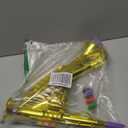 Set of 3 Musical Instruments for Kid Toddler Fake Plastic Preschool Music Toy Gift NonProfessional Toy Saxophone Trumpet and Clarinet Early Educational Teaching Songs Gifts for Children(Gold)